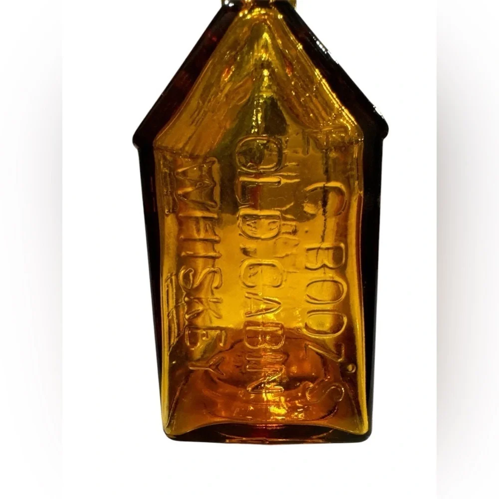 Vintage Wheaton EG Booz's Old Cabin Whiskey Bottle with cork
